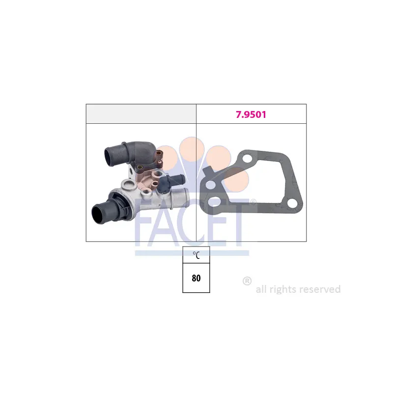 Thermostat d'eau FACET 7.8286