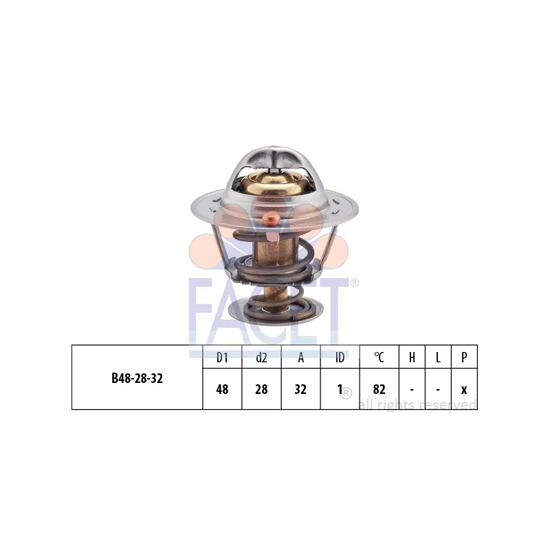 Thermostat d'eau FACET 7.8289S