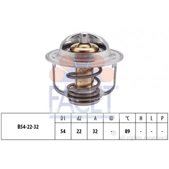 Thermostat d'eau FACET 7.8298S