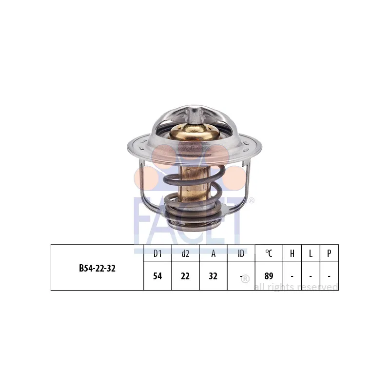 Thermostat d'eau FACET 7.8298S