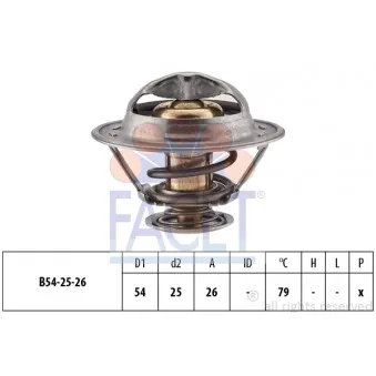 Thermostat d'eau FACET 7.8299S