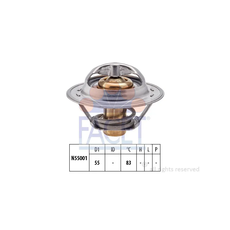 Thermostat d'eau FACET 7.8304S