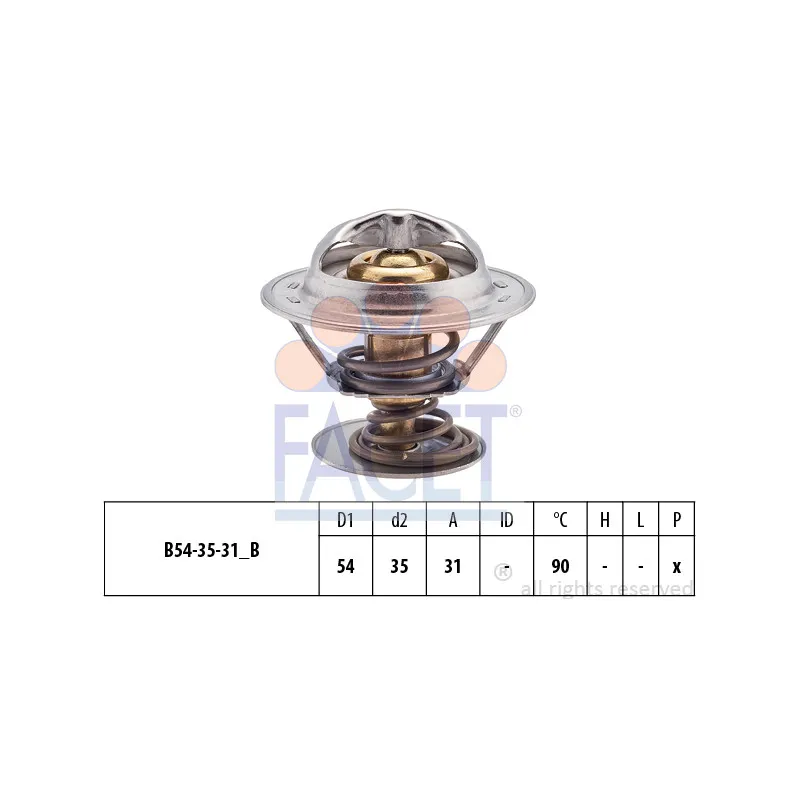 Thermostat d'eau FACET 7.8307S