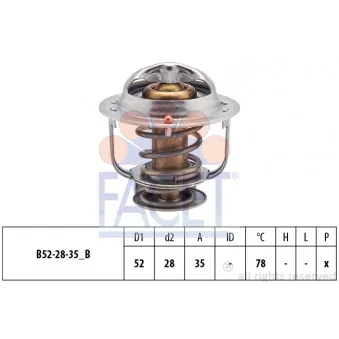 Thermostat d'eau FACET 7.8317S