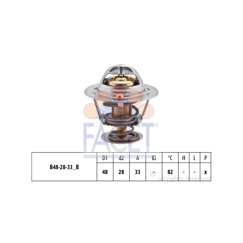 Thermostat d'eau FACET 7.8319S