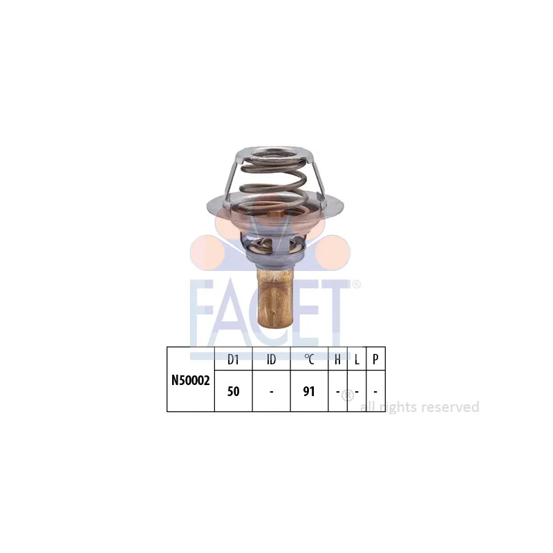 Thermostat d'eau FACET 7.8327S