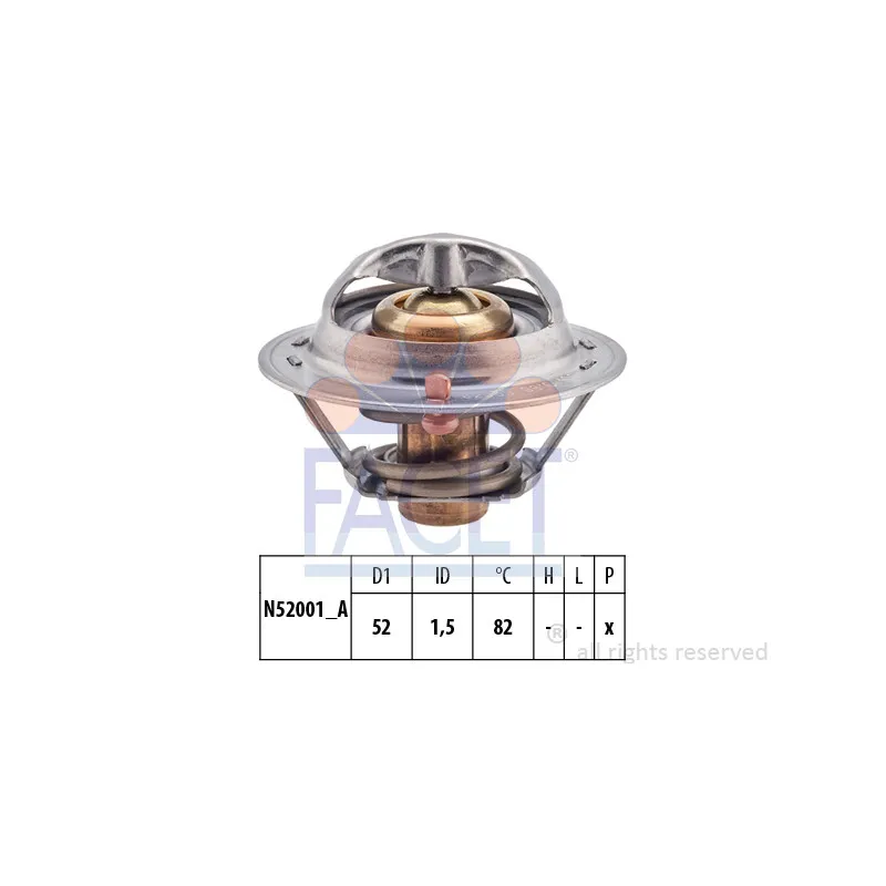 Thermostat d'eau FACET 7.8340S