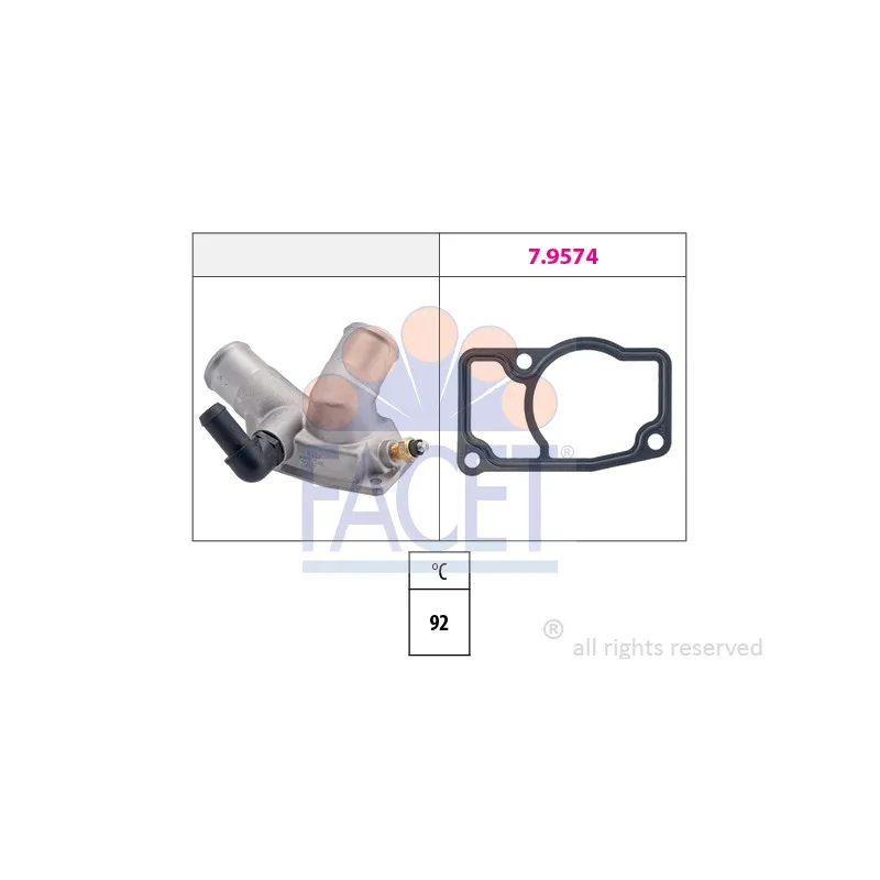 Thermostat d'eau FACET 7.8343