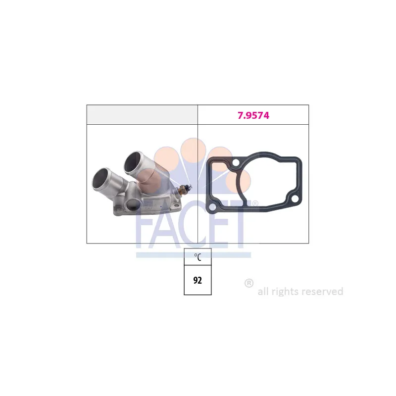 Thermostat d'eau FACET 7.8345