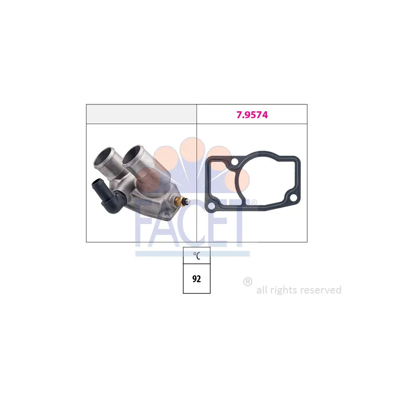 Thermostat d'eau FACET 7.8346