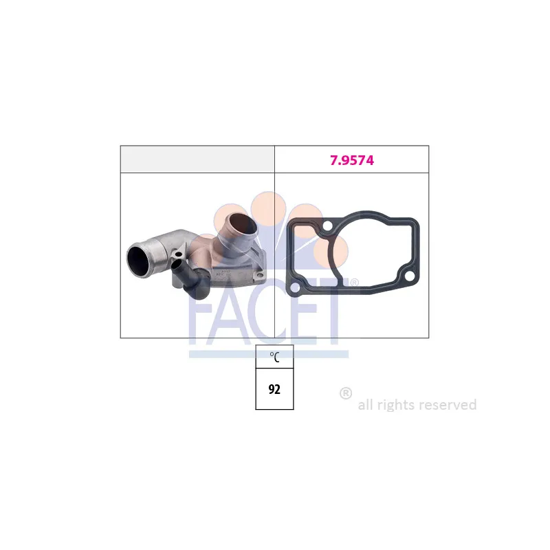 Thermostat d'eau FACET 7.8347