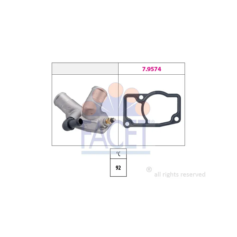 Thermostat d'eau FACET 7.8348