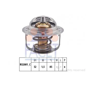 Thermostat d'eau FACET 7.8354S
