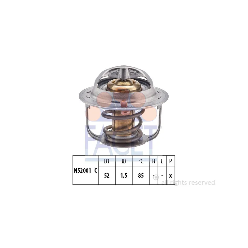 Thermostat d'eau FACET 7.8354S