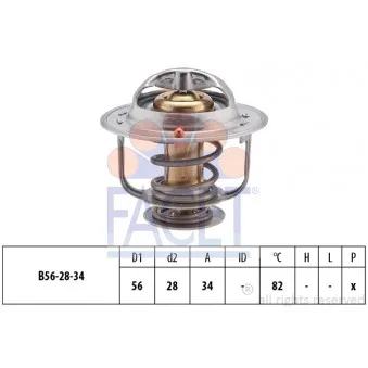 Thermostat d'eau FACET 7.8360S