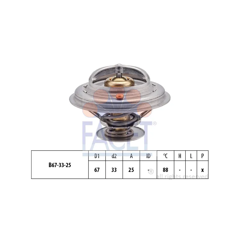 Thermostat d'eau FACET 7.8361S