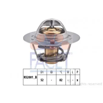 Thermostat d'eau FACET 7.8364S