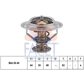 Thermostat d'eau FACET 7.8370S