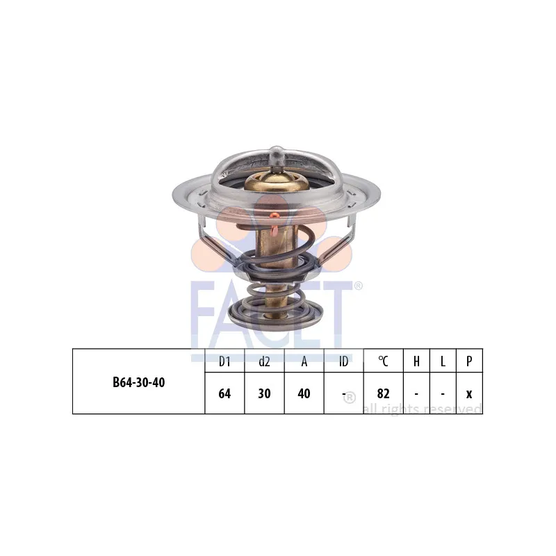 Thermostat d'eau FACET 7.8370S