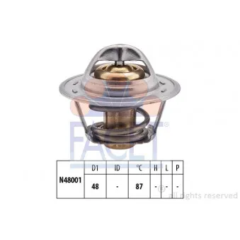 Thermostat d'eau FACET 7.8374S