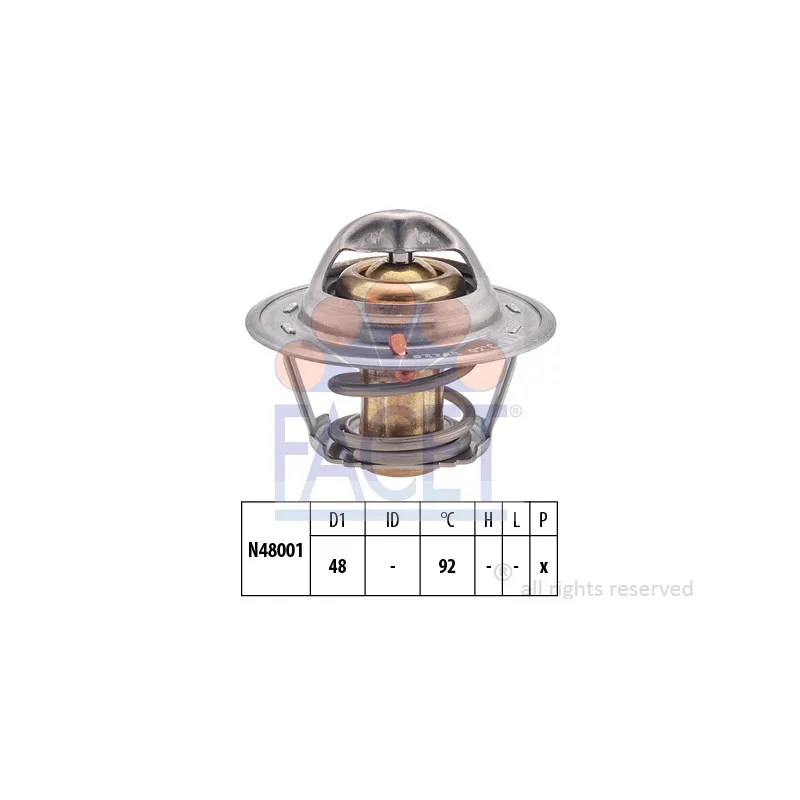 Thermostat d'eau FACET 7.8376S