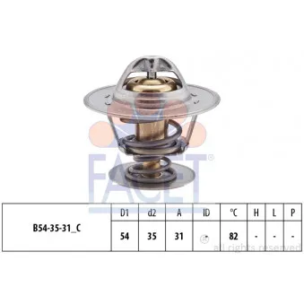 Thermostat d'eau FACET 7.8380S
