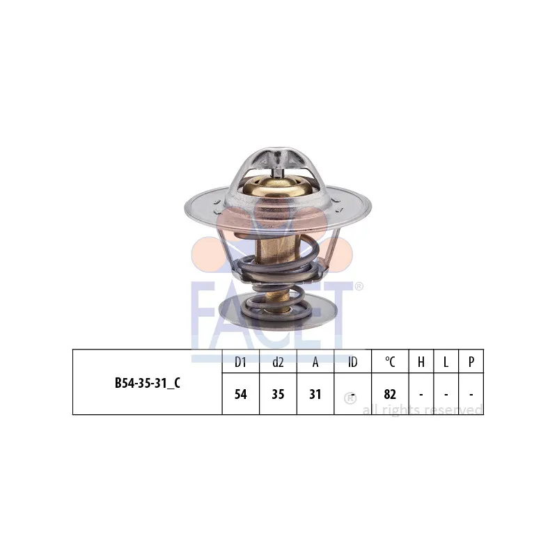 Thermostat d'eau FACET 7.8380S