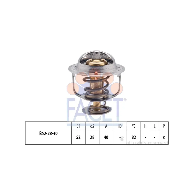 Thermostat d'eau FACET 7.8383S