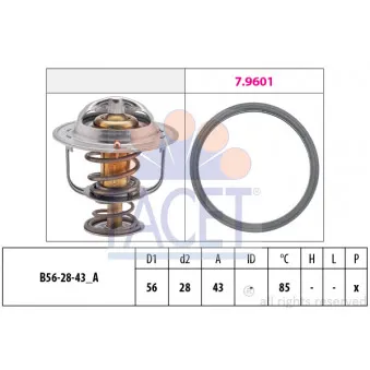 Thermostat d'eau FACET 7.8398