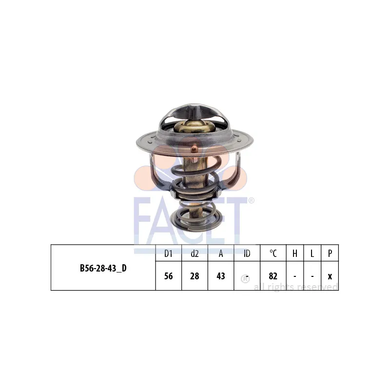 Thermostat d'eau FACET 7.8399S