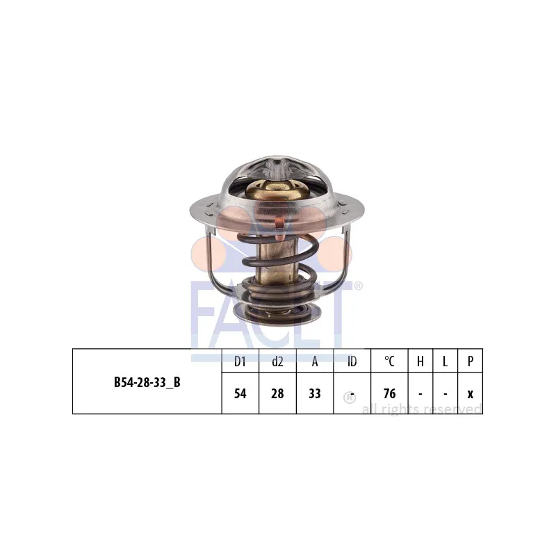 Thermostat d'eau FACET 7.8400S