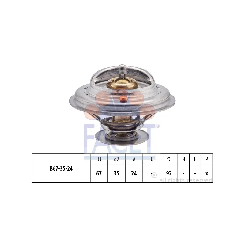 Thermostat d'eau FACET 7.8401S