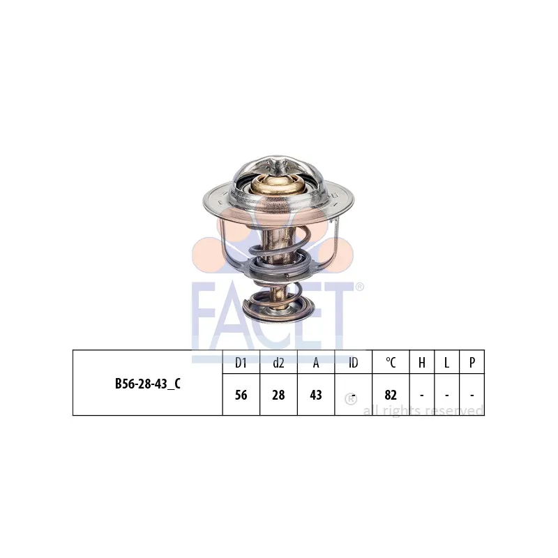 Thermostat d'eau FACET 7.8413S