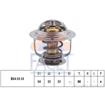 Thermostat d'eau FACET 7.8414S