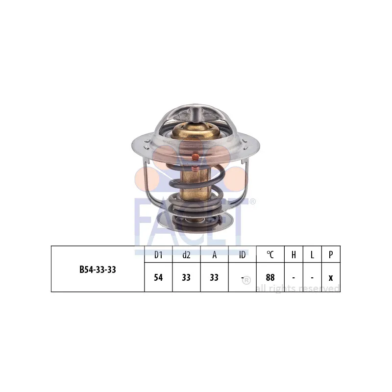 Thermostat d'eau FACET 7.8414S
