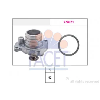Thermostat d'eau FACET 7.8458
