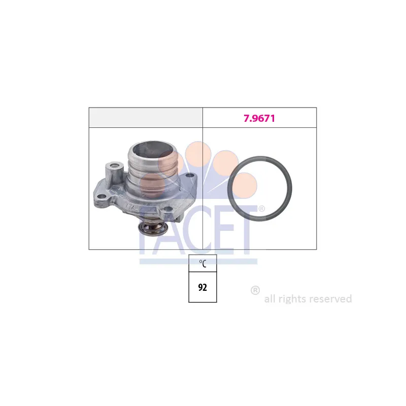 Thermostat d'eau FACET 7.8458
