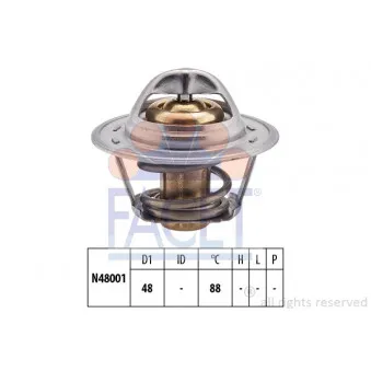 Thermostat d'eau FACET 7.8470S