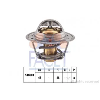 Thermostat d'eau FACET 7.8480S