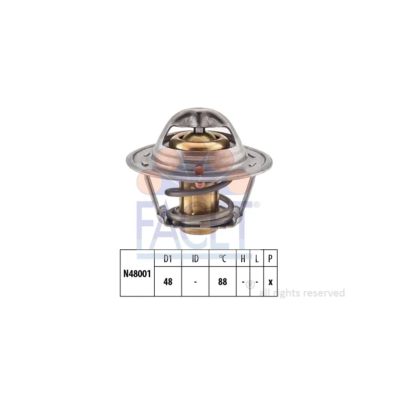 Thermostat d'eau FACET 7.8480S