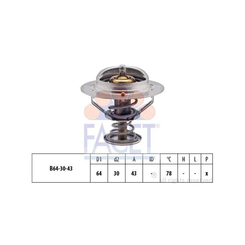 Thermostat d'eau FACET 7.8491S
