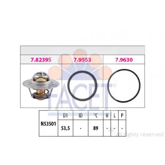 Thermostat d'eau FACET 7.8499
