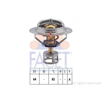 Thermostat d'eau FACET 7.8523S