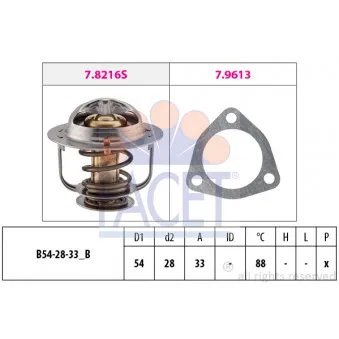Thermostat d'eau FACET 7.8535