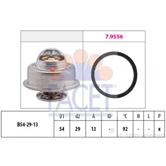 Thermostat d'eau FACET 7.8542