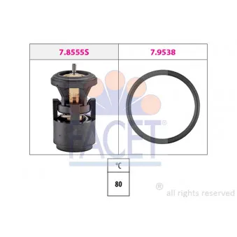 Thermostat d'eau FACET 7.8555