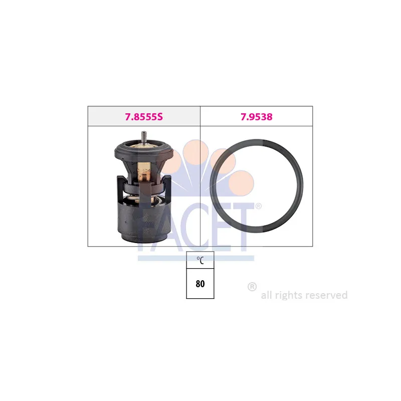 Thermostat d'eau FACET 7.8555