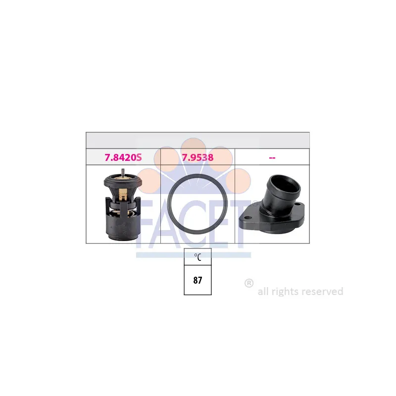 Thermostat d'eau FACET 7.8559K