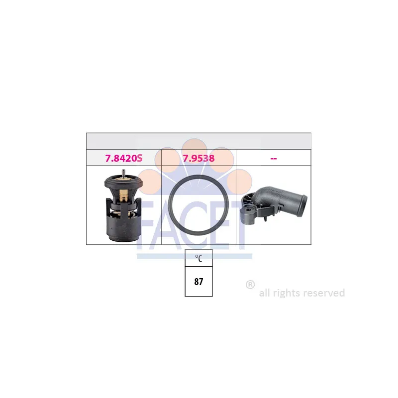 Thermostat d'eau FACET 7.8561K