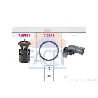 Thermostat d'eau FACET 7.8562K